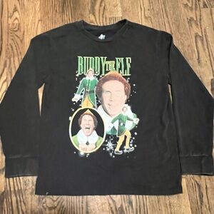 ELF Kids Long Sleeve Shirt - Black and Green
